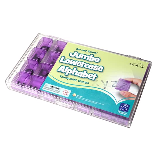 Educational Insights&#xAE; See and Stamp&#x2122; Lowercase Alphabet Transparent Stamps